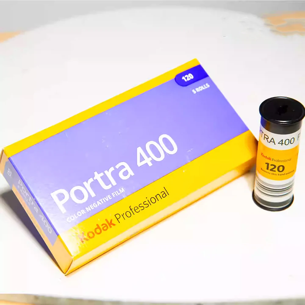 

Оригинальная пленка Kodak PORTRA 400 120, 1-5 рулонов, профессиональная цветная негативная пленка для портретной съемки на открытом воздухе, мелкозернистая пленка Kodak 120