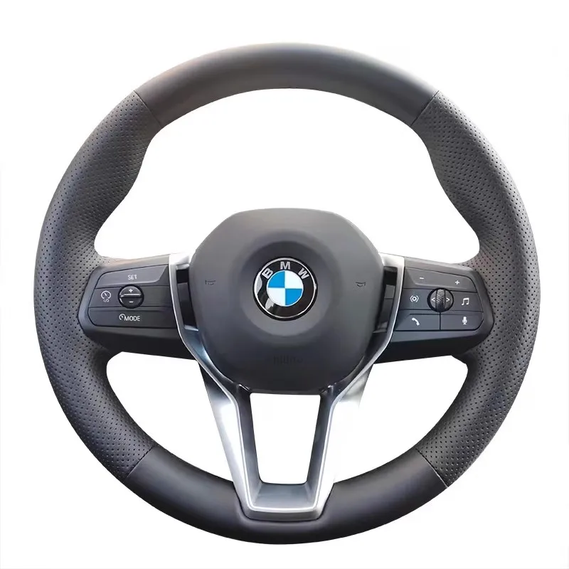 

Hand Stitched Non-slip Car Steering Wheel Cover Car Interior for BMW X1 XDrive 2023 DIY Microfiber Leather