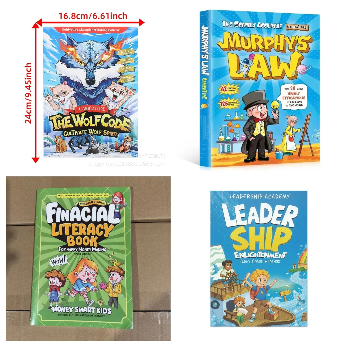 

Murphy's Law Comic Book a Graphic Novel Explaining Life Principles Fun Science Picture Books Cards