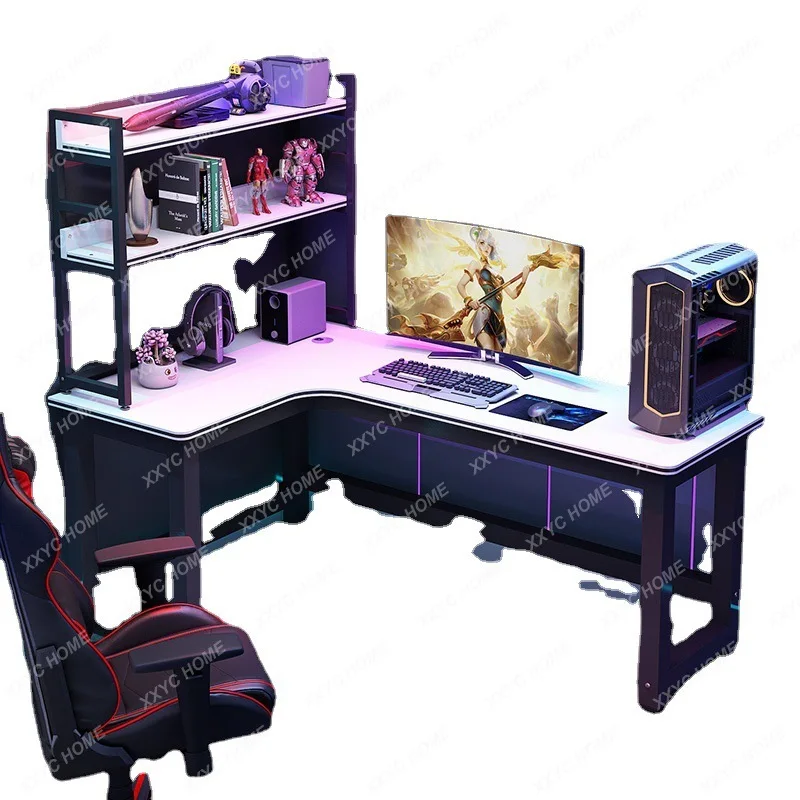 Game Tables Two-Person Computer Desk Desktop Home Desk Bedroom Desk Gaming Table Combination