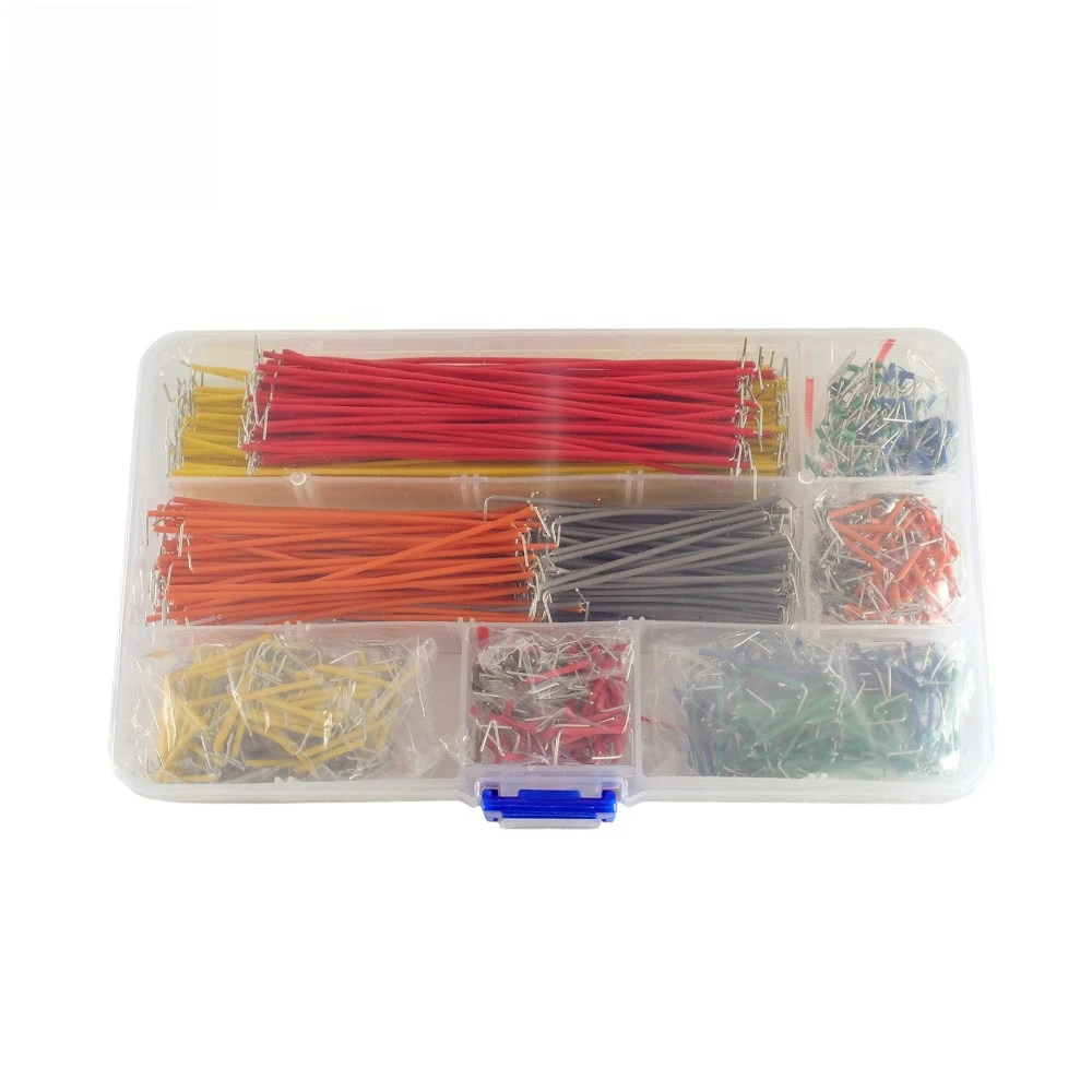 140-840pcs Jumper Wires for Breadboard 14 Lengths Assorted Preformed Breadboard Jumper Cable Electronic Wire Kit for DIY Arduino