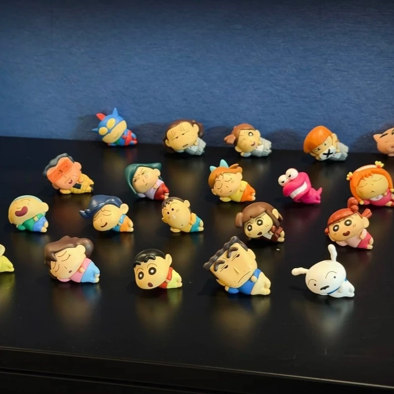 52TOYS Crayon Shin Chan MiniMe Lazy Chill Blind Box Kawaii Desktop