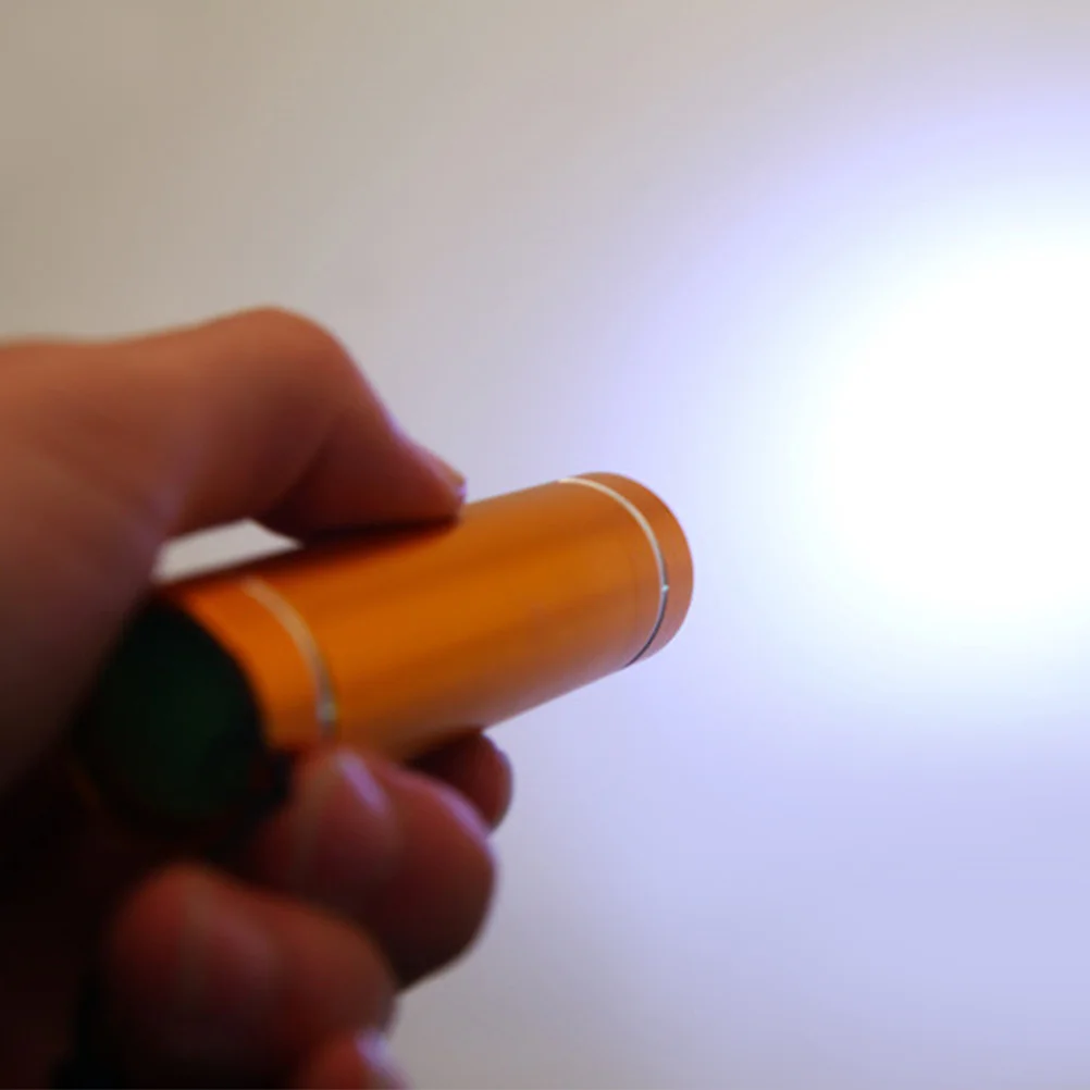 

Led Mini Torch 100 Lumens Portable Flashlight For Camping Hiking Outdoor Emergency Lightweight Aluminum Body Dimmable Led