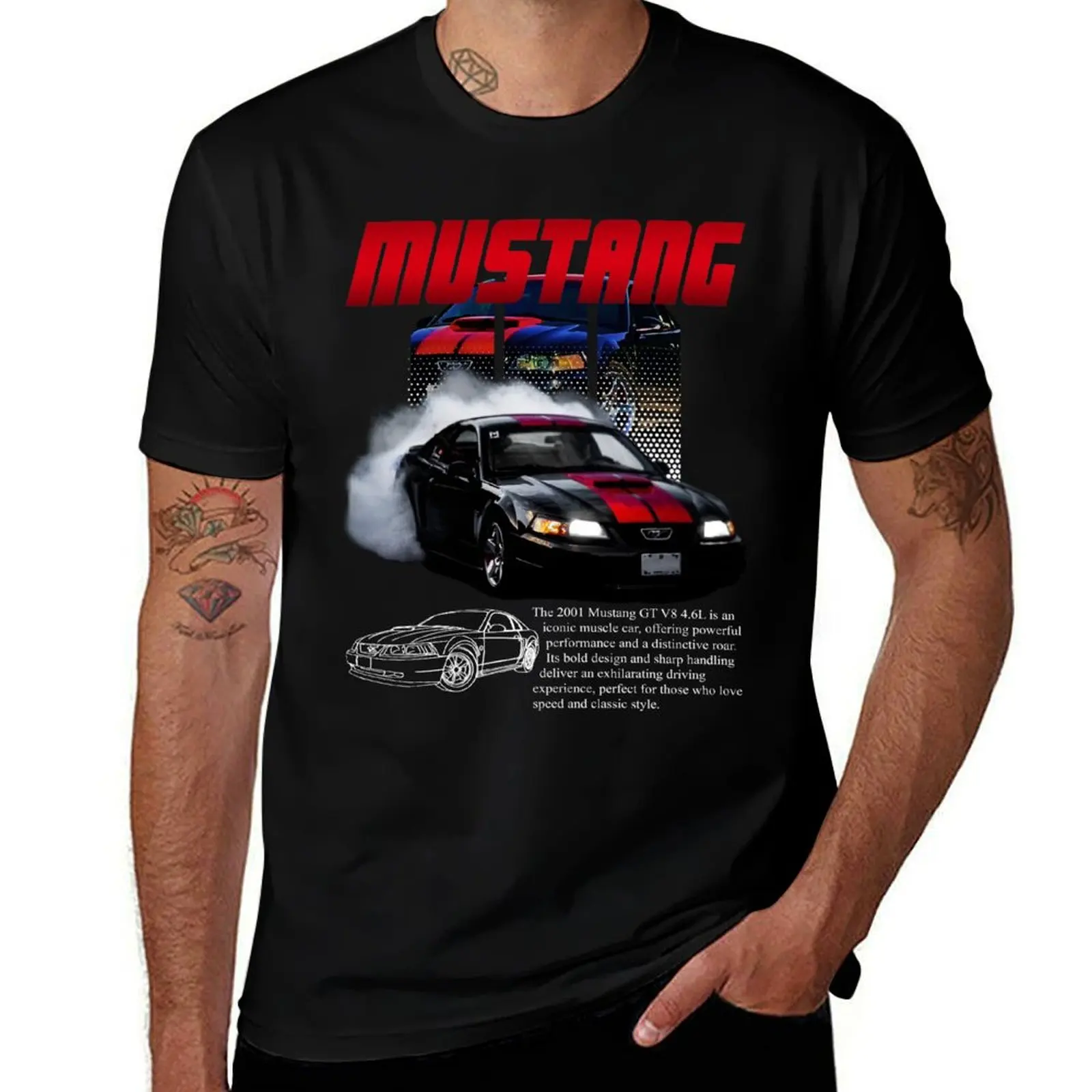 

Mustang 2001 T-Shirt aesthetic clothes custom shirt Personalized t-shirt mens clothes