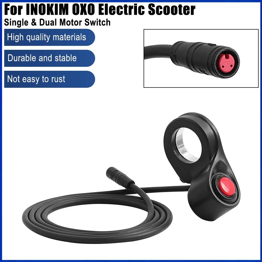 For INOKIM OX OXO Electric Scooter Single Dual Motor Switch Button Turbo & Eco Driving Mode Control Replacement Repair Parts