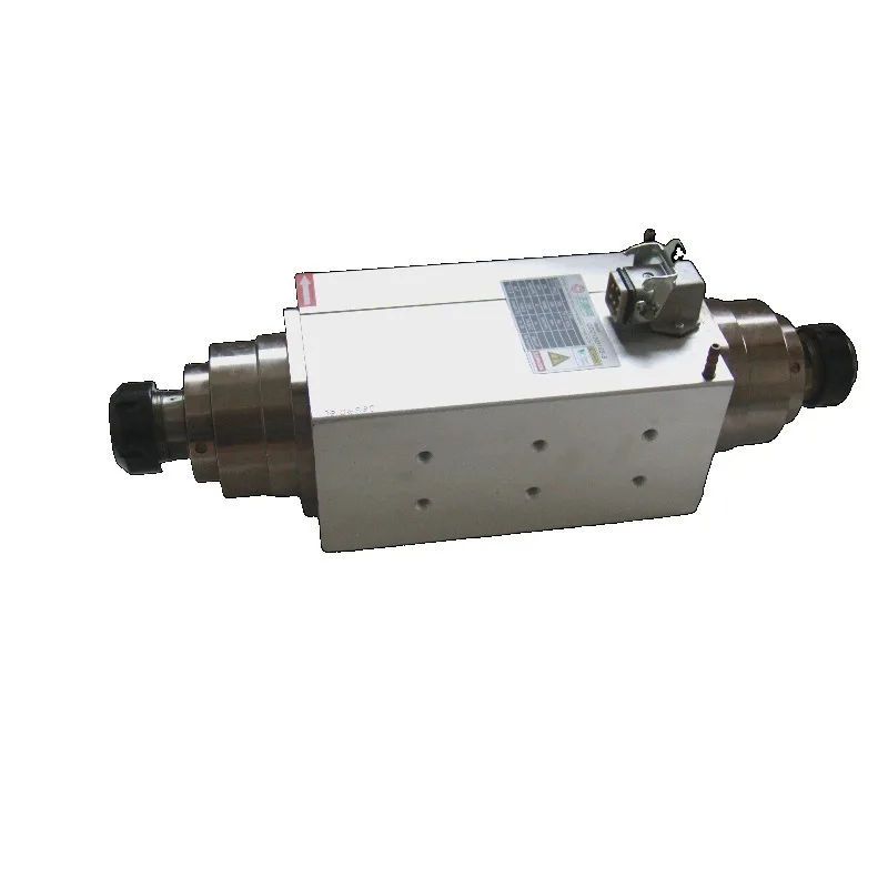 GDZ 6kw Axis Dual 18000rpm square High Speed High Frequency air Cooled CNC Router Spindle Motor for Wood Milling Machine Spindle
