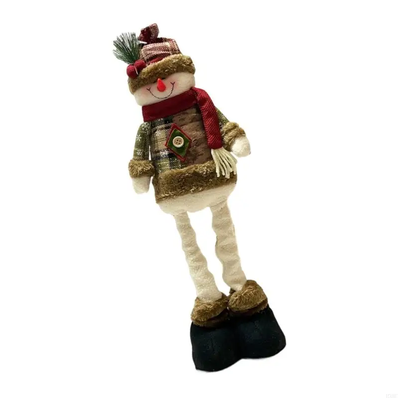 2025 New Stretchable Vintage Christmas Plush Decoration Durable Cloth And Plastic Craft