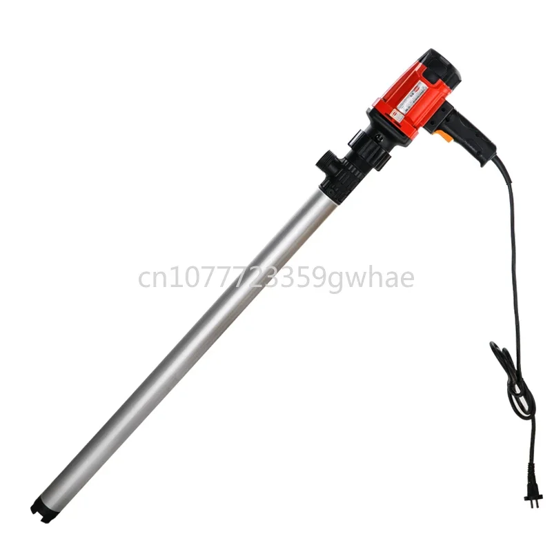 

220V portable electric hand cylinder pump 1300W six speed vertical oil pump with electric oil pump diesel oil barrel