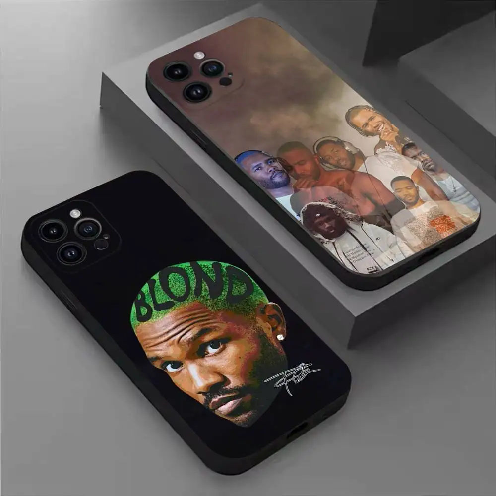 

F-Frank Singer Ocean Phone Case For iPhone 17,16,15,14,13,12,11 Plus,Pro Max,XS,X,XR,SE,Mini,8,7,Soft Silicone Black Cover