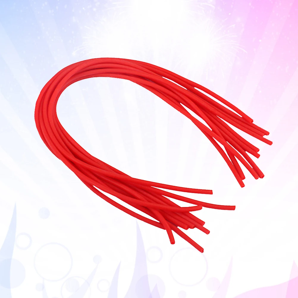 

10 Pcs Yang Bamboo Cover Yangqin Tube Chinese Dulcimer Rubber Accessories