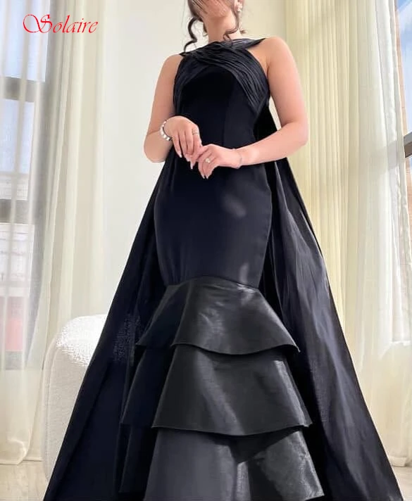 

Customized A-Line Halter Elegant Classic Evening Dress and Modern Fashion Bespoke Occasion Gowns Soft Delicate Prom Dress