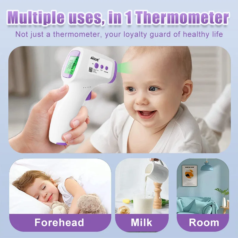 Thermometer Electronic Contactless Clinical Accuracy Non-contact Body Temperature Meter Fever For Adult Child Digital Forehead image 3