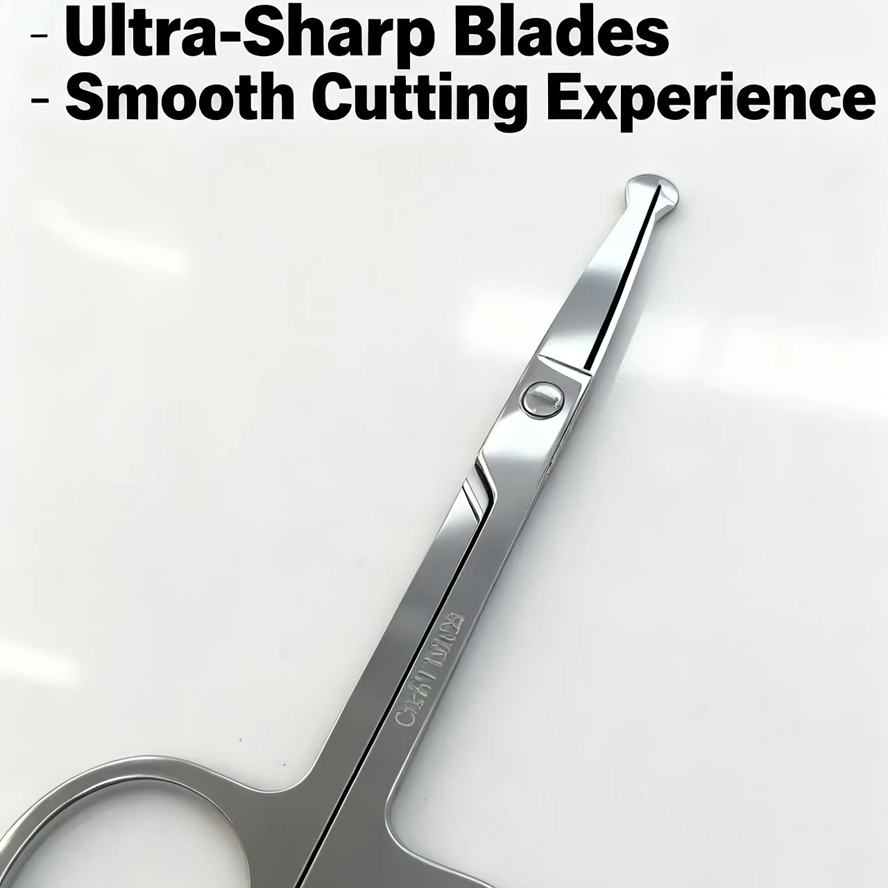 Round-headed safety eyebrow trimmer, 1-pack, precise cutting, won’t damage skin, multi-functional, portable design.