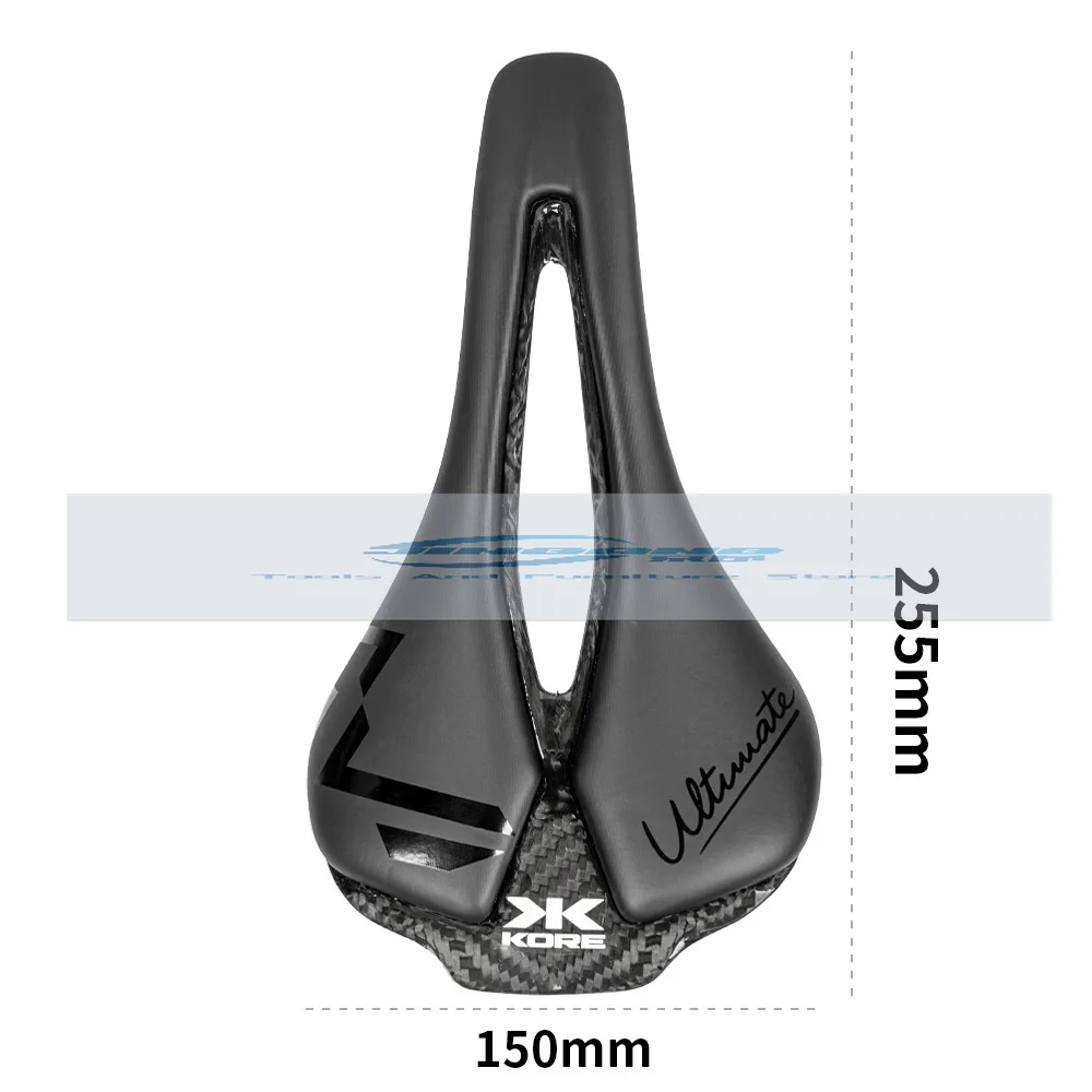 

Carbon Fiber Bicycle Seat Cushion EVA Comfortable Cushioning 118g Ultra-lightweight Ventilation Design, Cycling Decompression