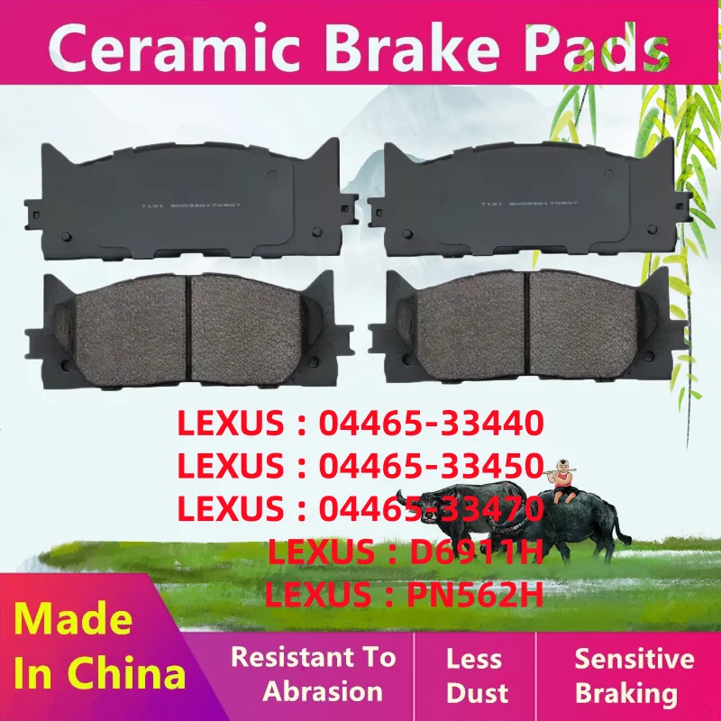 

For Lexus Es200, Es250, Es300h, Es350(Xv60), Es240, Es350(Xv40) Front Brake Pads 04465-33440，04465-33450/Auto Parts -05006