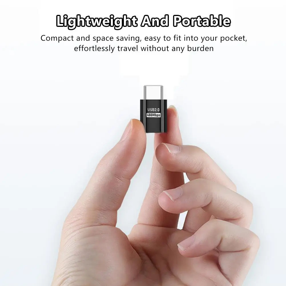 Convertisseur de connecteur USB mâle à femelle de type C, adaptateur OTG pour Smartphones, ordinateur portable, PC, disque Flash