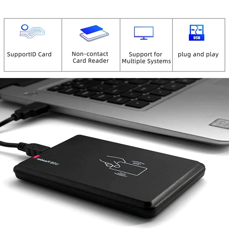 FULL-USB RFID Reader ID Card Reader Contactless Card Reader For EM4100