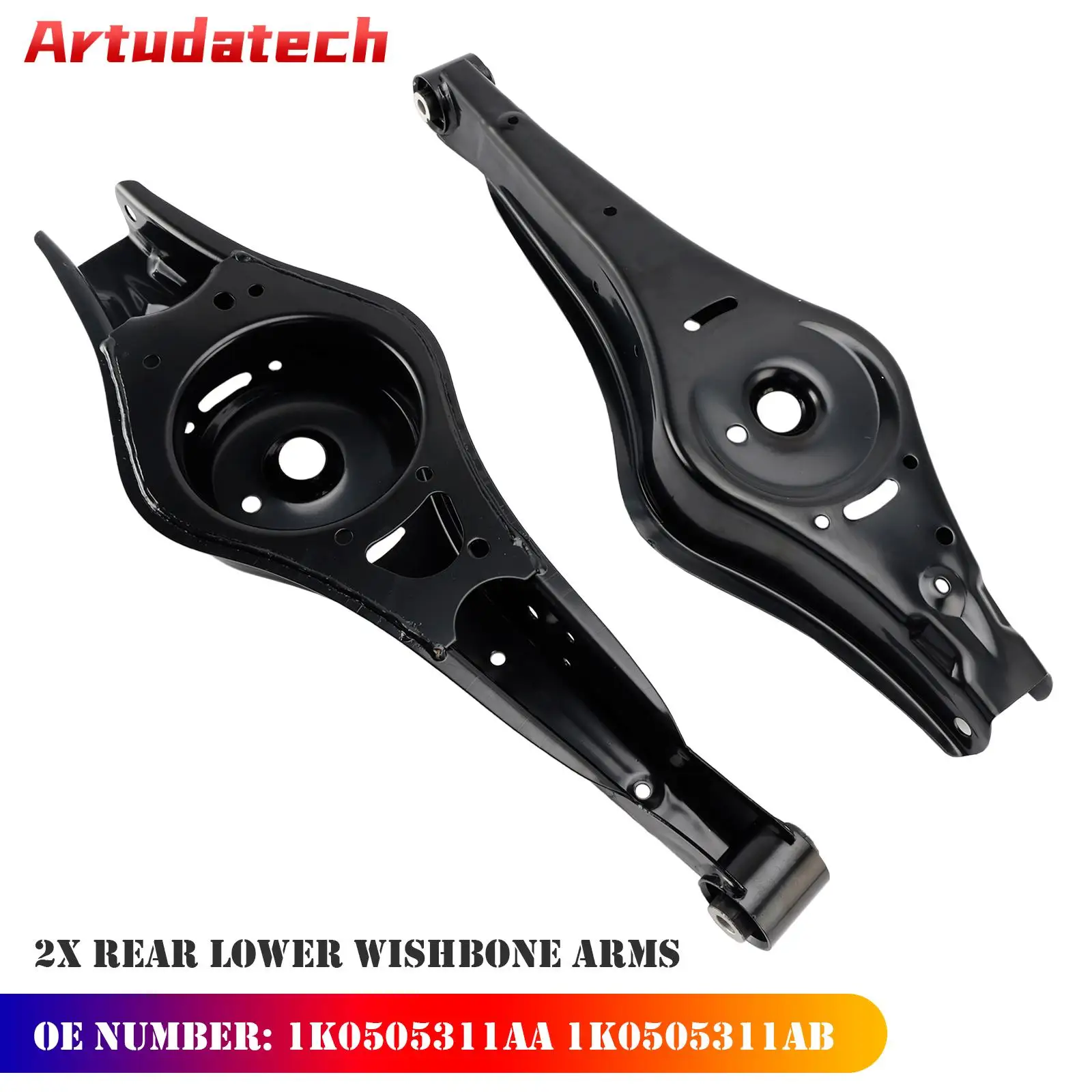 

Artudatech 2X задние нижние рычаги для Audi A3 Vw Eos Golf 5 6 Touran Passat автомобильные аксессуары