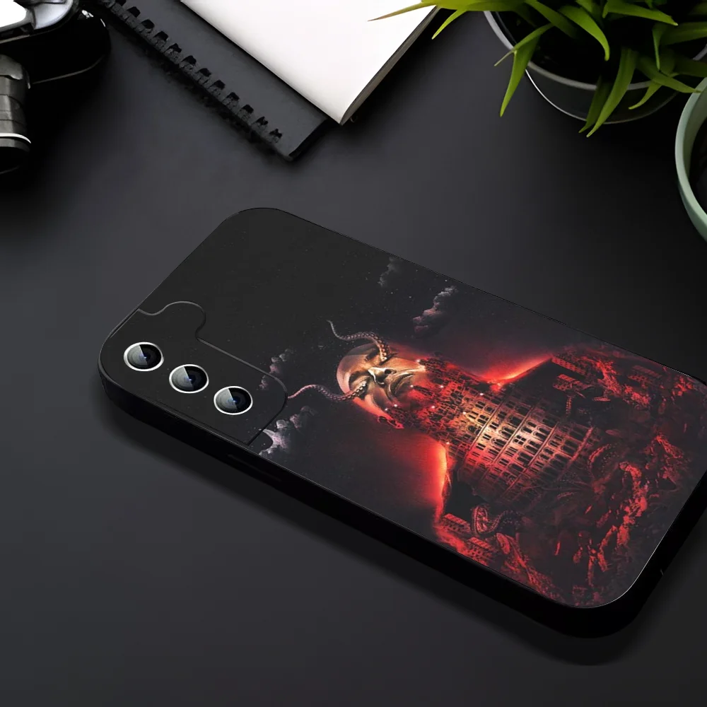 Russian Rapper Oxxxymiron Phone Case For Samsung Galaxy A52 A12 A51 S21 Edge S22ULTRA S23 S20LITE Plus Ultra Black Cover