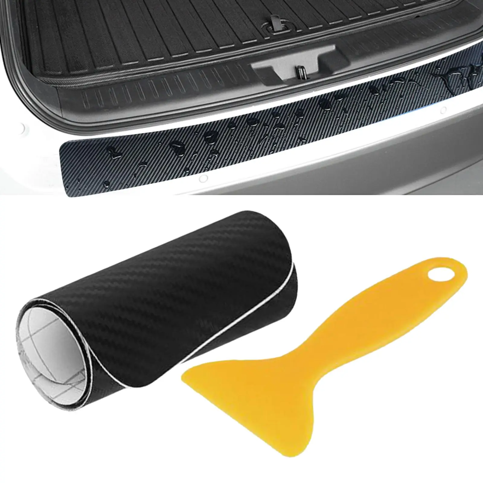 

Car Sill Protectors Strips Sturdy Trunk Pedal Sticker for Car SUV Truck