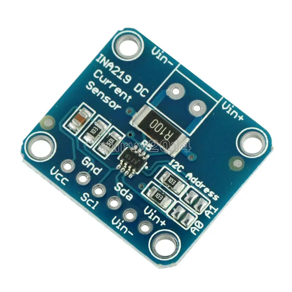 INA219 DC Current Power Supply Sensor Breakout Board Module Sensor Module I2C interface For Arduino DIY DC INA219B