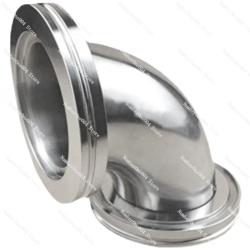 Applicable To 304 Stainless Steel ISO High Vacuum Elbow Stainless Steel-K Quick Pack-LF Flange 63 Caliper 80 Hook 100 Buckle