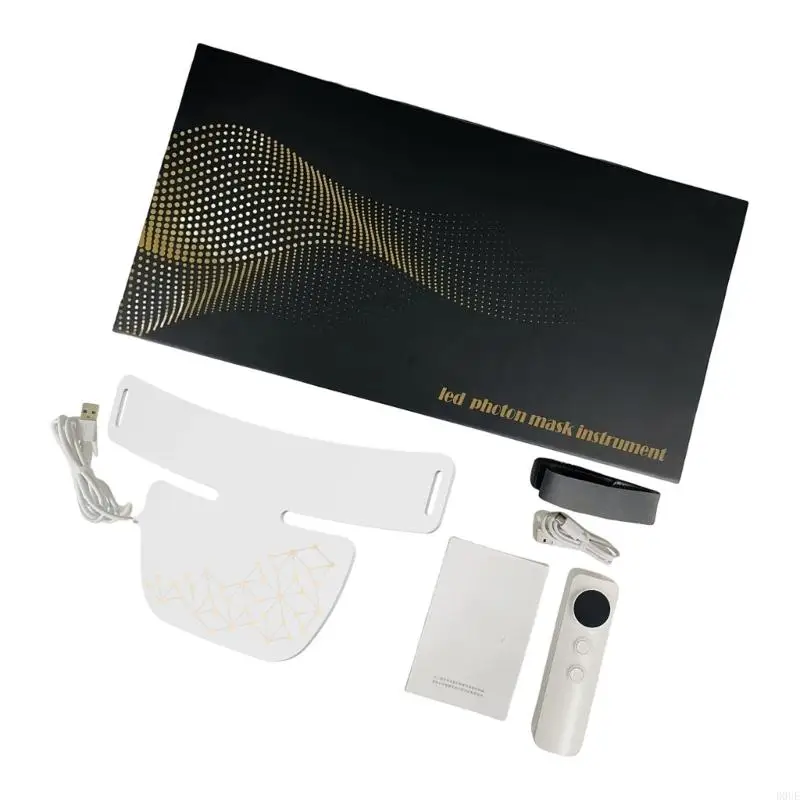 جهاز العناية بالرقبة بالفوتون متعدد الطيف من D0UE مع ضوء LED أحمر أزرق كولاجين يعزز قناع الرقبة المحمول اللاسلكي #3