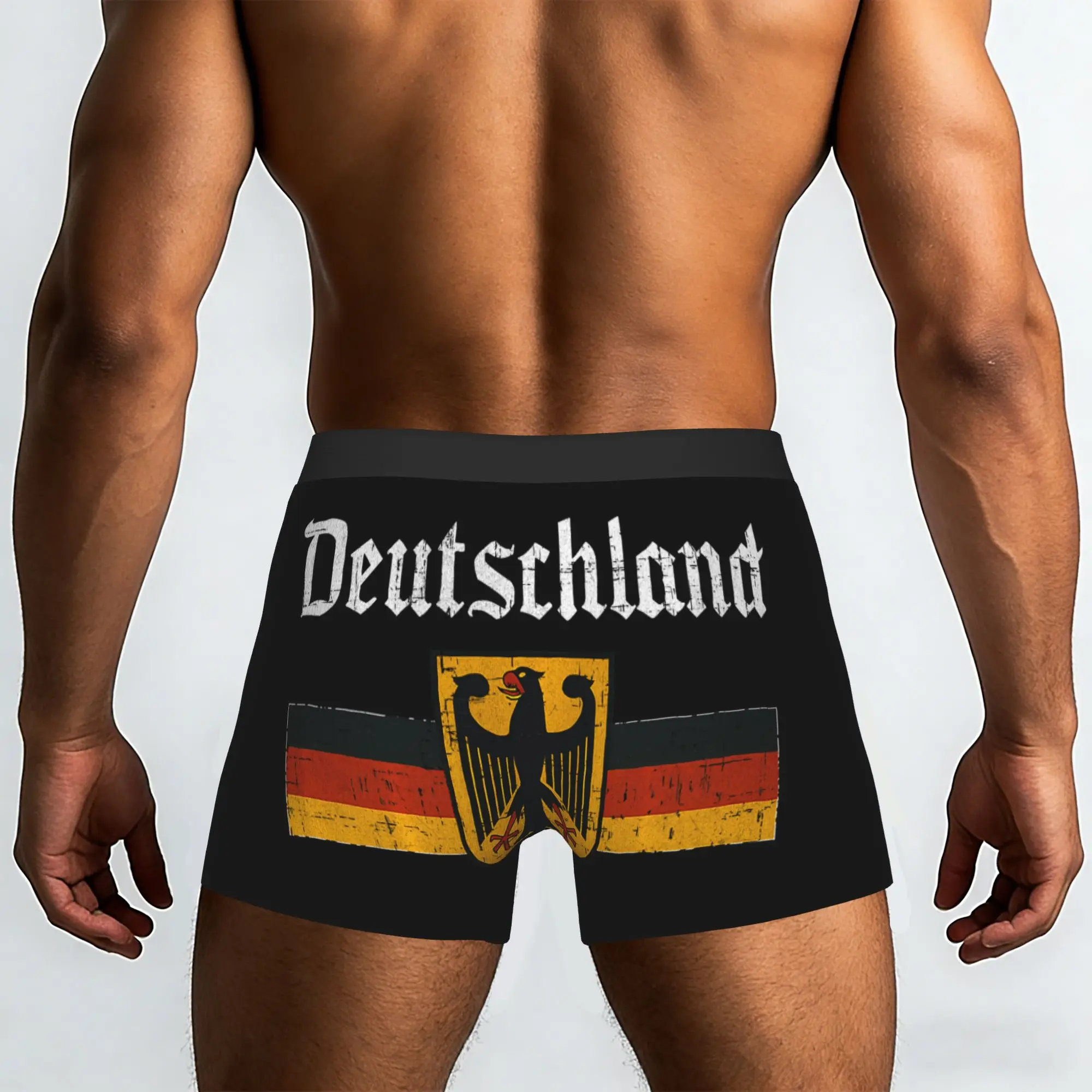 Deutschland Flag Eagle  Germany Underpants Homme Panties Men's Underwear Print Shorts Boxer Briefs