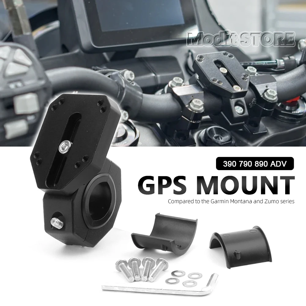 28MMHandlebar GPS Mount Bracket For 1290 Super S/R 790 890 ADVENTURE Motorcycle 390Adventure 2024 2025 Phone Mobile Navigation