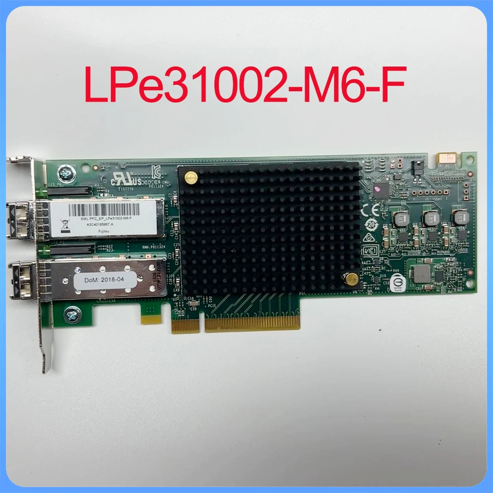 LPE31002 For Emulex LPe31002-M6-F 16Gb Dual Port Fibre Channel HBA Card