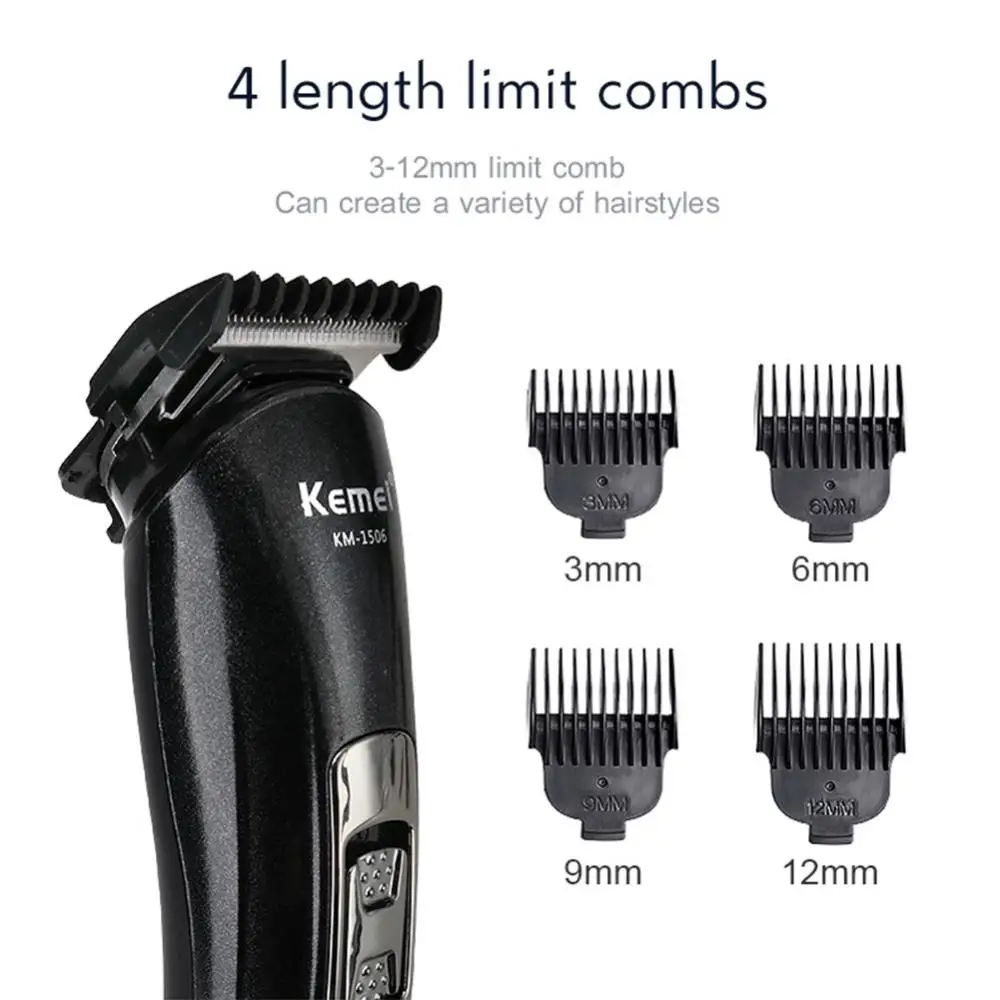 Men 3 in 1 Cordless USB Charging Mustache Nose Hair Trimmer Clipper Groomer Kit Nose Ear Trimmer