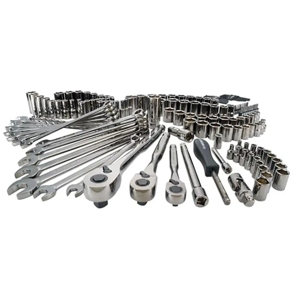 150 Piece Mechanics Tool Set SAE/Metric 1/4