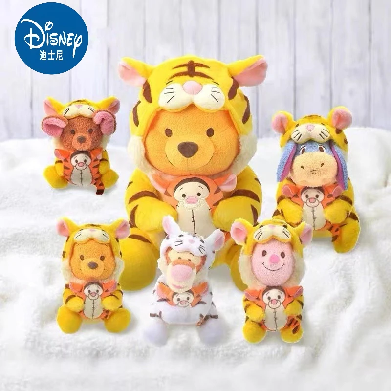 

Disney 2025 Kawaii Тигр Baby Винни Пух Пух Плюшевая кукла Украшение дома Лучший подарок на день рождения Рождественский подарок для друзей