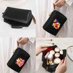 2024 Winnie The Pooh Cartoon Women's Cosmetic Bag Large Capacity Storage Bags Travel Convenient Storage Box Wash Cosmetic Bags