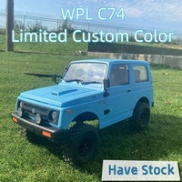 New Custom Color WPL C74 Suzuki Jimny Warrior-JA11 Remote Control Off-Road Vehicle Full-Scale Four Wheel Drive Climbing Toy