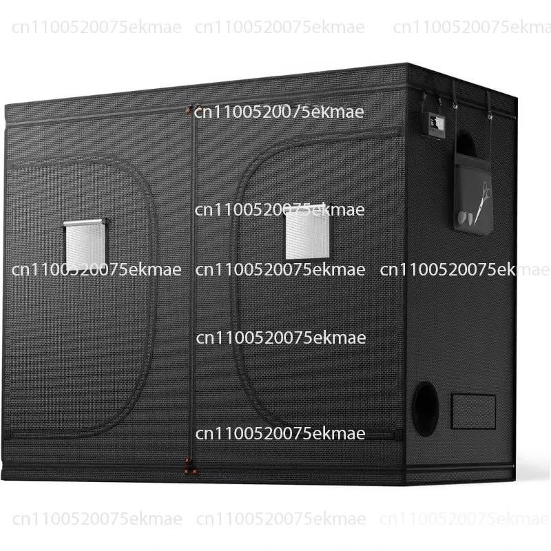 8x4x6.5ft 240x120x200cm 1680D Heavy Duty Thickened Diamond Reflective Polyester Film Indoor Hydroponic Growth 8x4
