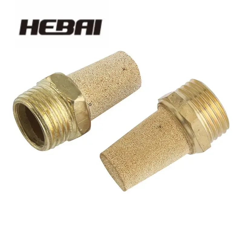 HEBAI Pneumatic brass exhaust pagoda silencers BSL M5 1/8 \