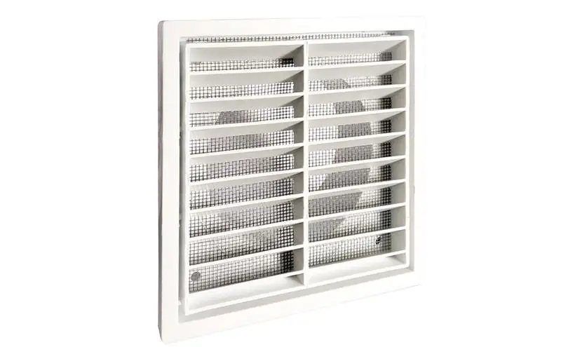 Vent Louver Adjustable Air Ventilation Cover Round Ducting Ceiling Wall Attic Outdoor Square Vent Louver Grille With Fly Screen