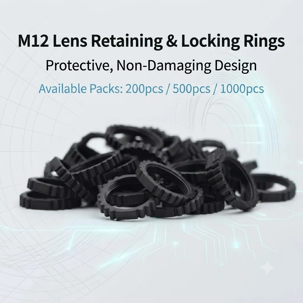 1000 Pcs/Lot CCTV Lens Mount Holder Fixing Ring M12 Lens Fastening Ring Pressing Ring M12*0.5 Fixing Nut Lock Security Protect