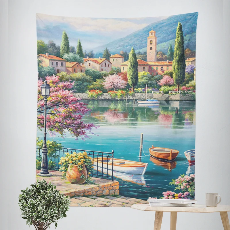 Home decorations room decor wall tapestry aesthetic bedroom aesthetic wall art large fabric wall tapestry