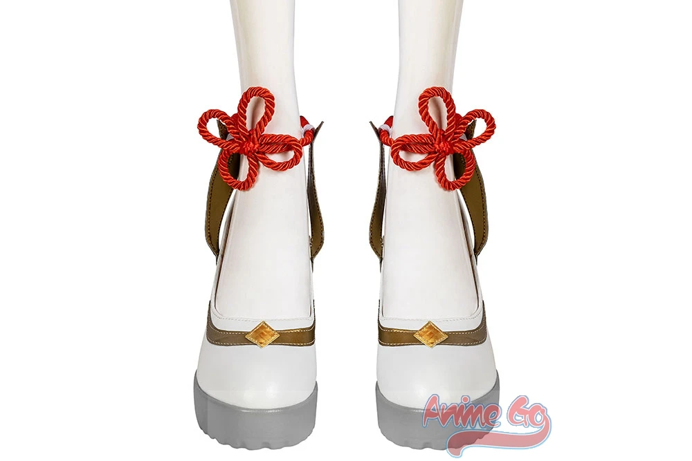 Game Genshin Impact Ganyu Cosplay Shoes High Heels mp006336