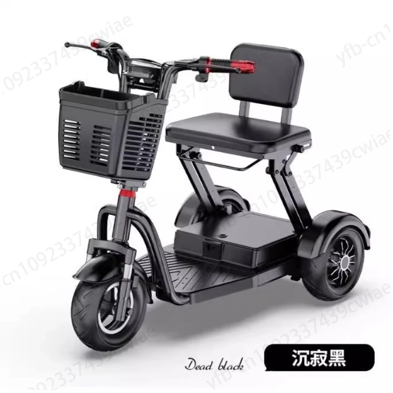 electric tricycle, small adult elderly travel scooter, women pick up and drop off children three-wheeled electric vehicle