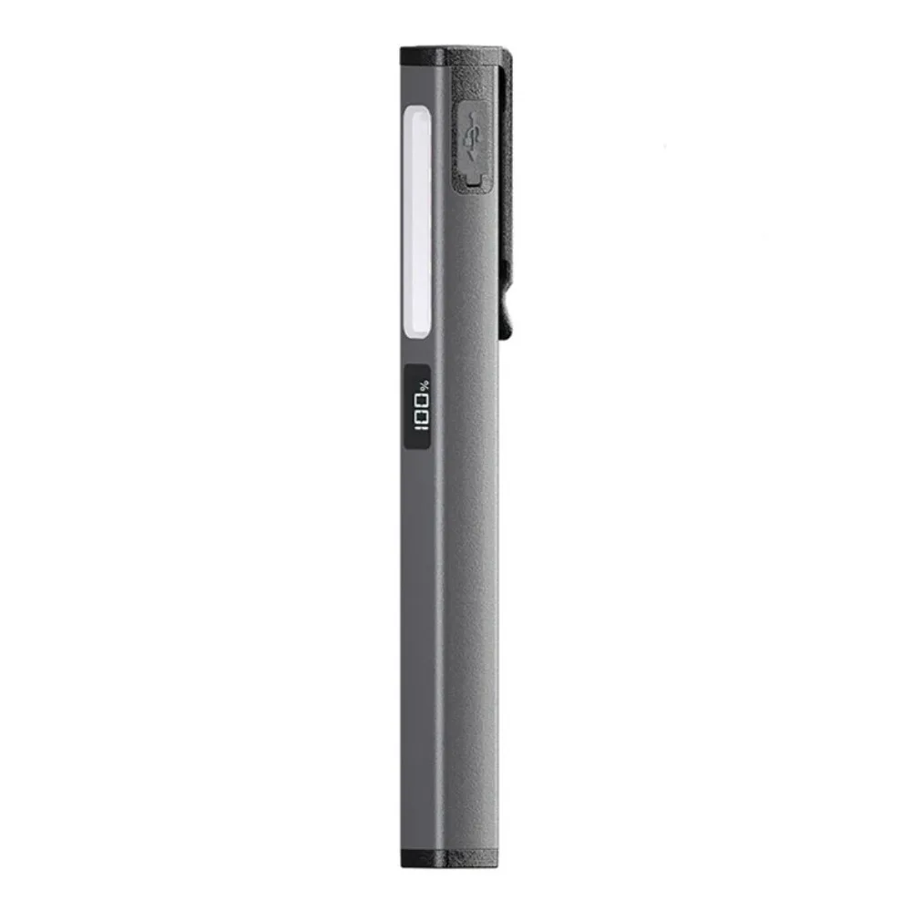 

Lightweight Rechargeable Pocket Flashlight with Clip Handy Pen Light Mini Waterproof LED Torch Nursing