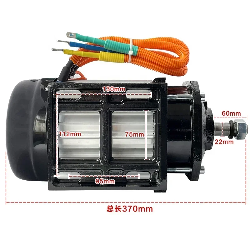 Mid Drive Motor 48V 60V 72V 1200W 1500W 1800W 2200W 2500W 3000W Brushless Motor Kit BLDC Electric Motor for Electric Vehicle 3