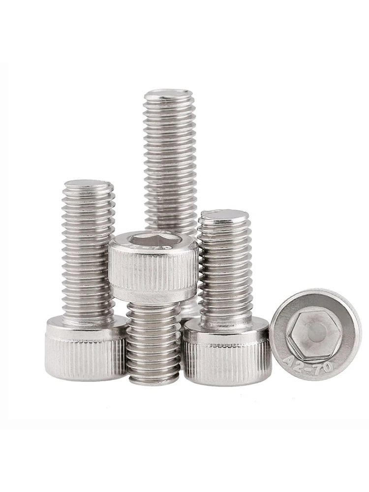 DIN912 304 stainless steel reverse thread / left thread / reverse thread / left internal hexagonal screw / bolt m4-m12 1PCS