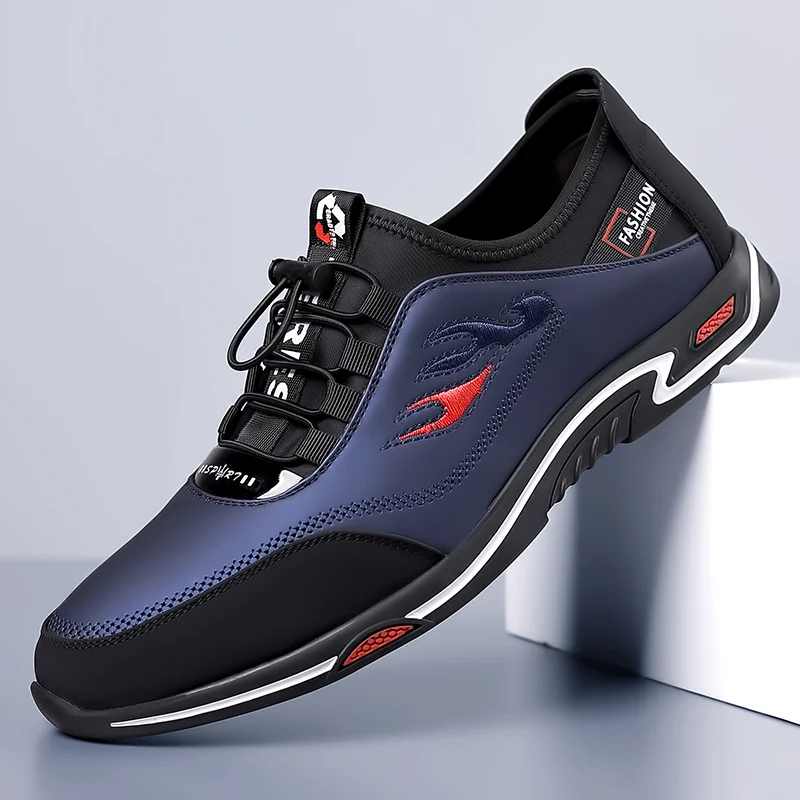 

Men's Handmade Leather Loafers Boots Fashion Ethnic Style Casual Shoes Comfortable Lightweight Breathable Mens Boots