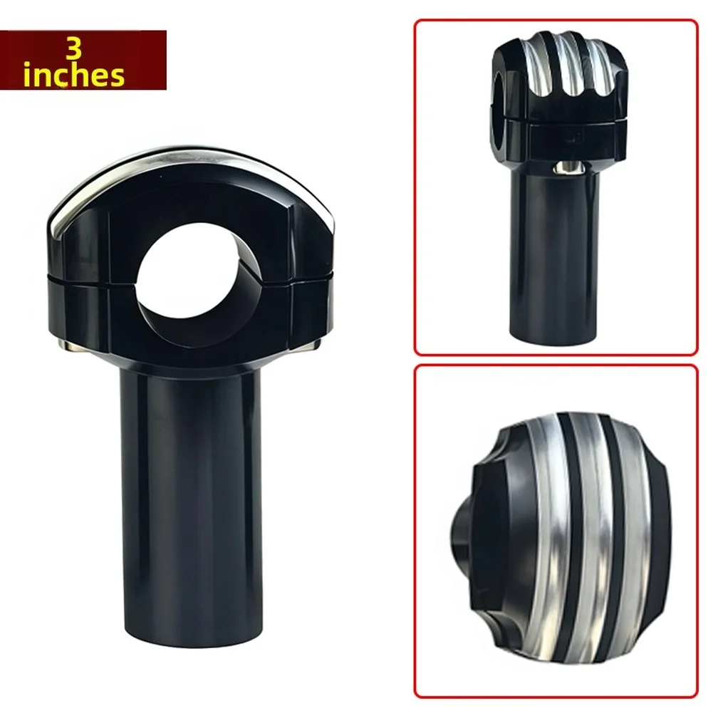 for retro Motorcycle Riser Cruiser Bike Riser For Long Distance Riding Cruiser Handlebar Riser Clamp Non-slip Grip Clamp