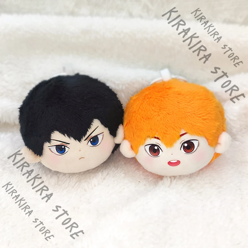 

Haikyuu!! Cotton Pendants Shoyo Hinata Tobio Kageyama Keychain Anime Mascot Ornaments Hanging Drop Kawaii Widget Accessories