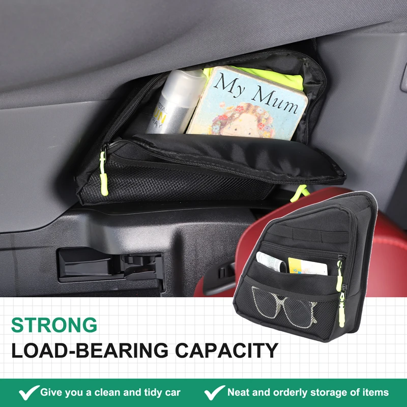 

1Pcs Oxford cloth black For BMW X3 G45 2025+ car rear side window bag trunk storage bag rear seat back hanging bag accessories