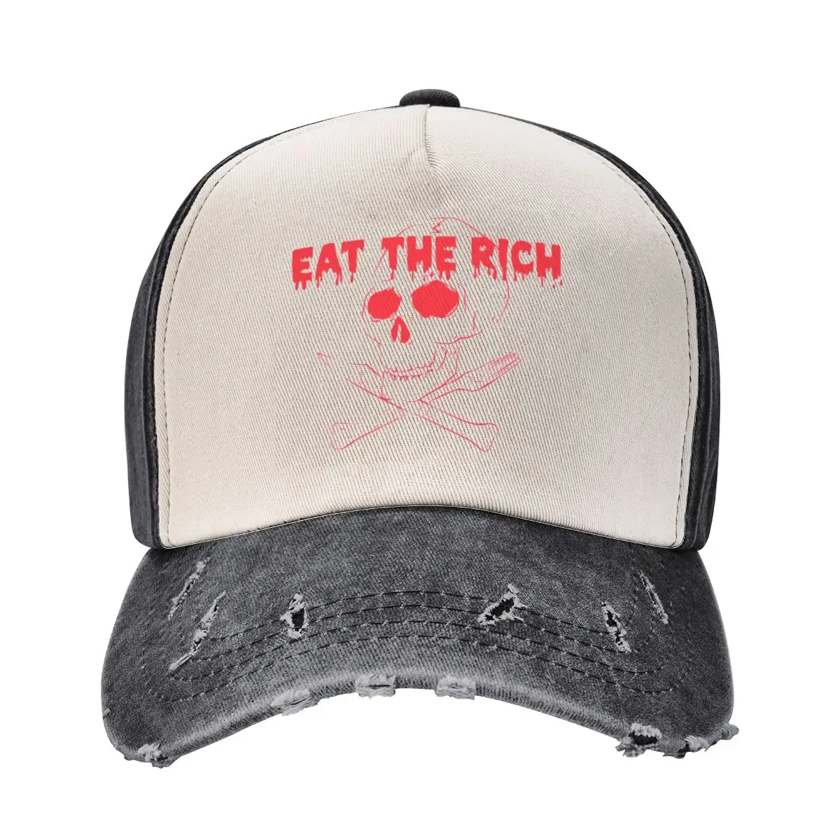 

eat the rich vintageCap Baseball Cap Hat Beach hats for men tea Hat Girl Men's